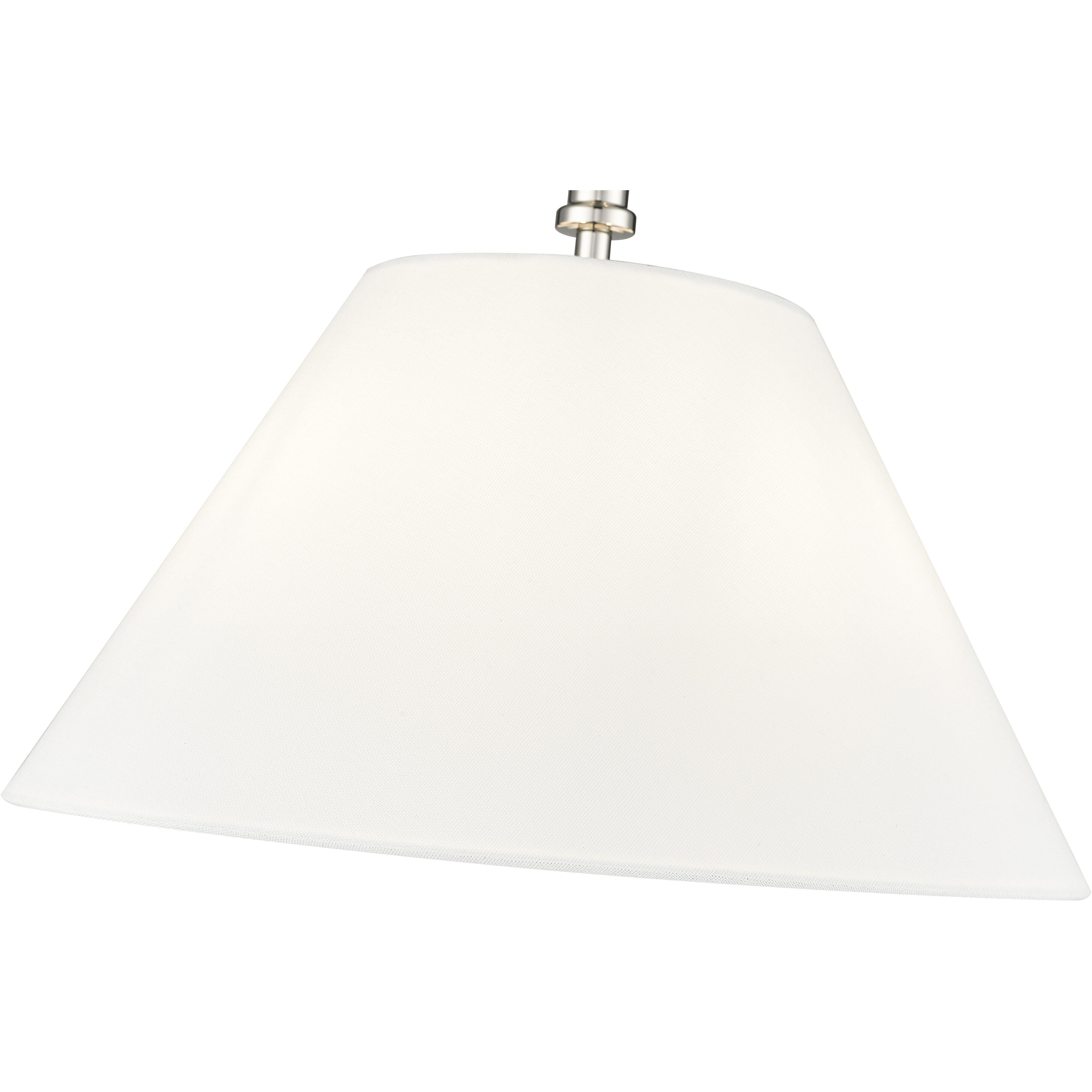 Adorra 3 Light 16 inch Polished Nickel Semi-Flush Mount Ceiling Light