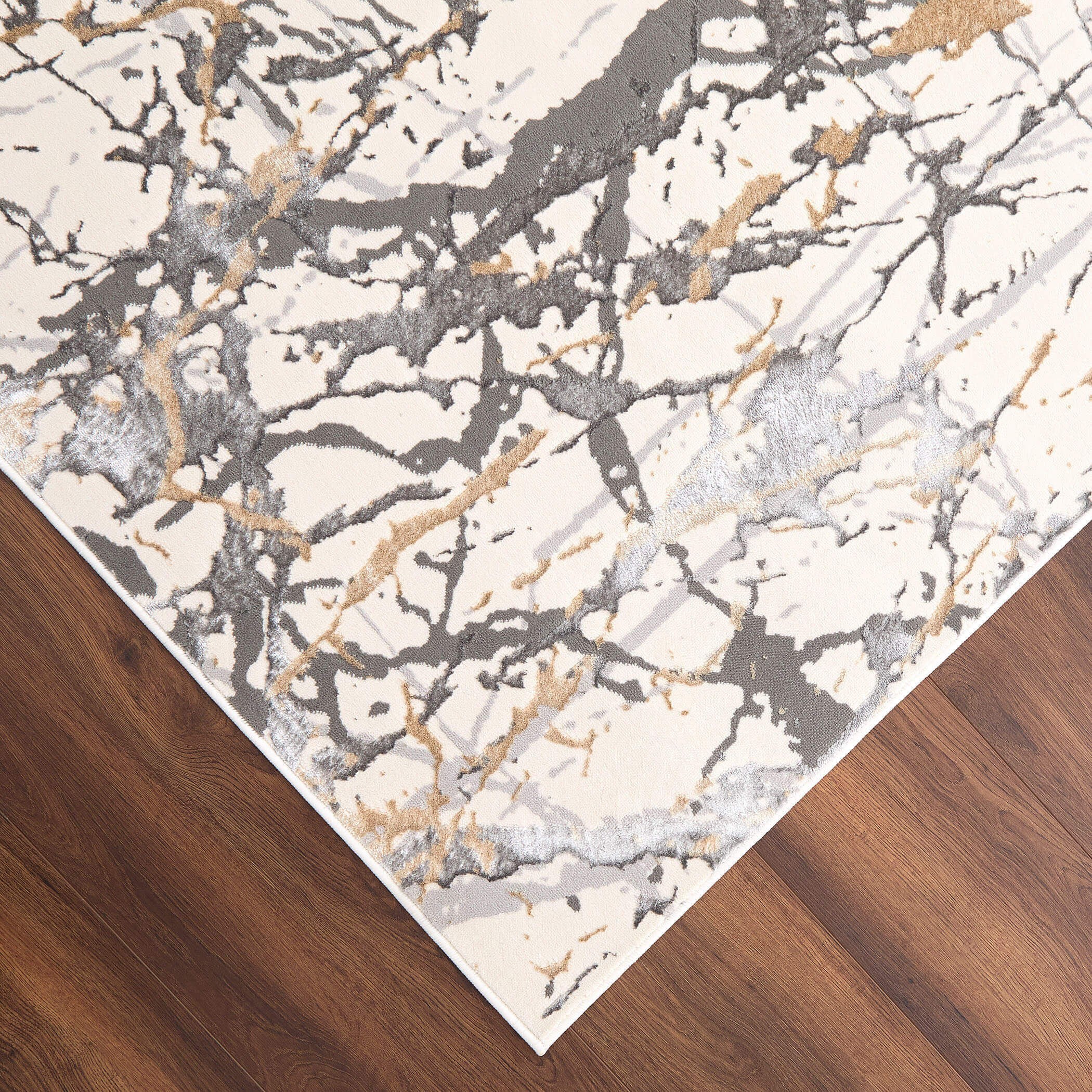 Fatima 36 X 24 inch Mineral Tones Rug in 2 x 3