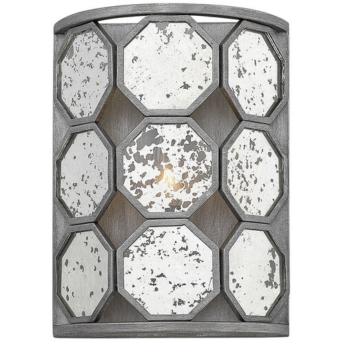Lara 1 Light 8.5 inch Brushed Silver ADA Indoor Wall Sconce Wall Light