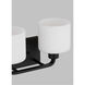 Canfield LED 14.25 inch Midnight Black Wall Bath Fixture Wall Light