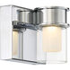Herald Square LED 7 inch Chrome Bath Light Wall Light