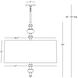 Arthur 3 Light 27 inch Deep Patina Bronze Pendant Ceiling Light