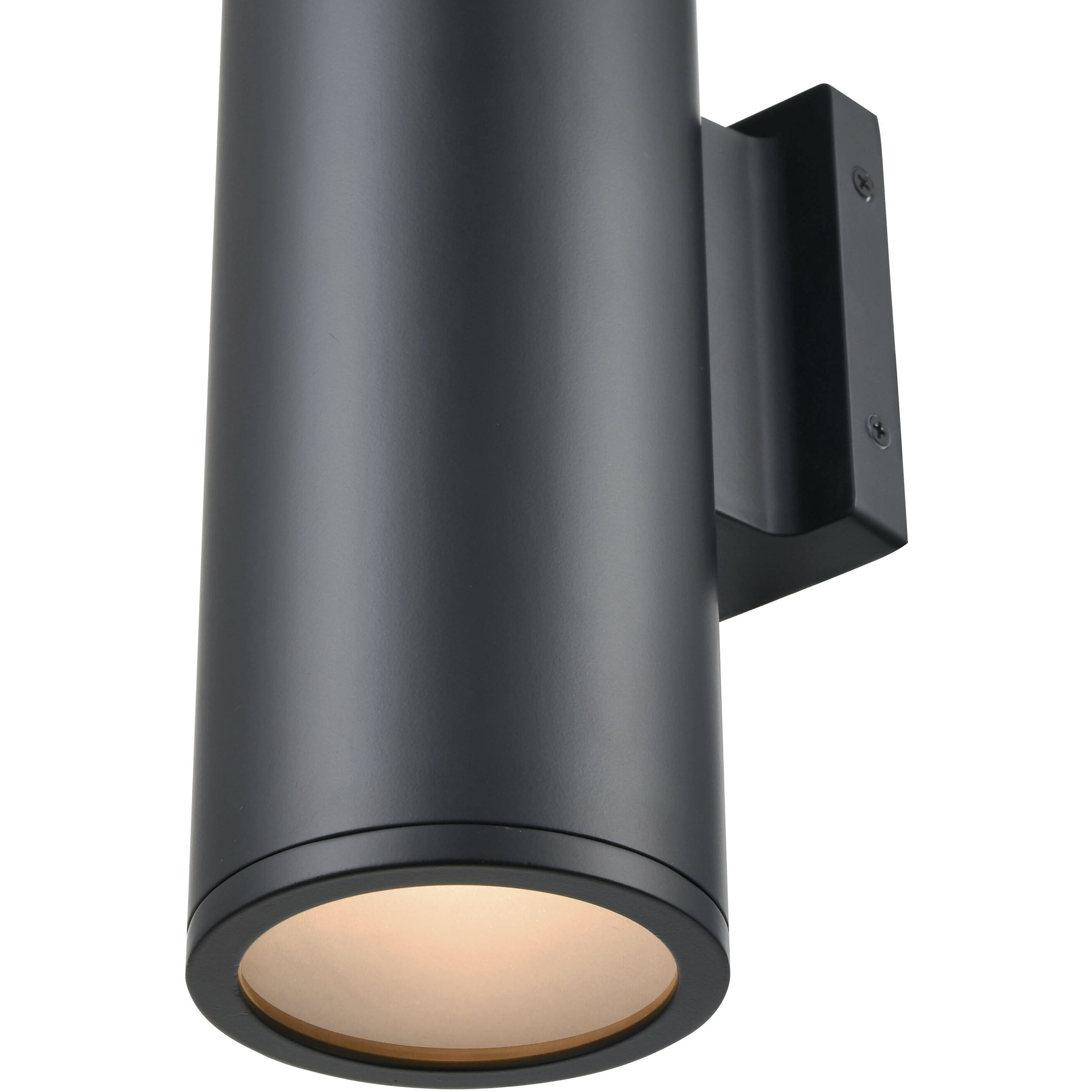 Vegas 2 Light 14 inch Matte Black Outdoor Wall Sconce