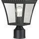 Ridgewood 1 Light 15 inch Matte Textured Black Outdoor Post Light