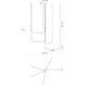 Talis LED 70.5 inch Black Multi-Pendant Ceiling Light