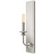 William 1 Light 4.5 inch Polished Nickel Wall Sconce Wall Light