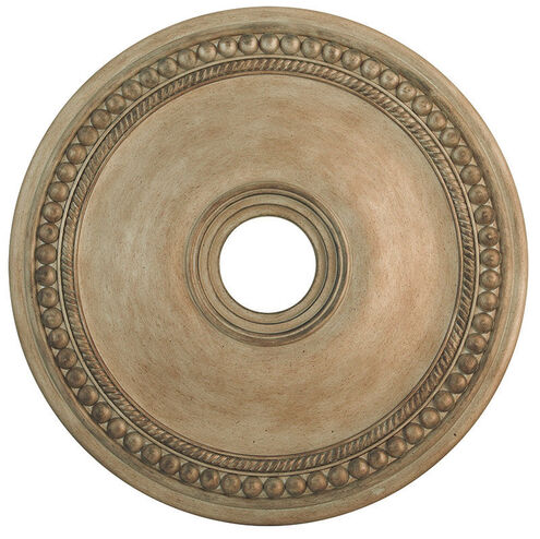 Wingate Hand Painted Antique Silver Leaf Ceiling Medallion