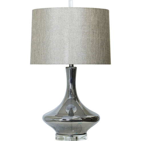 Yael 31.75 inch 150 watt Smoke Gray Table Lamp Portable Light