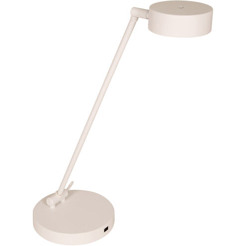 Generation 11 inch 6 watt White Table Lamp Portable Light, with USB Port