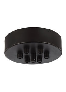 Multi-Port Canopies Oil Rubbed Bronze Pendant Multi-Port Canopy, 7-Port with Swag Hooks