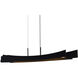 Candora LED 50 inch Black Island/Pool Table Light Ceiling Light