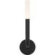 Kelly Wearstler Rousseau LED 4.5 inch Bronze ADA Single Sconce Wall Light in Etched Crystal
