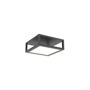 Cubix LED 13 inch Satin Black Surface Mount Ceiling Light, Short