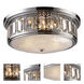 Salena 3 Light 16 inch Polished Chrome Flush Mount Ceiling Light