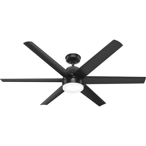 Skysail 60 inch Matte Black Outdoor Ceiling Fan
