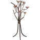 Lowcountry 40 watt Darkened Bronze and Copper Mesh Floor Lamp Portable Light