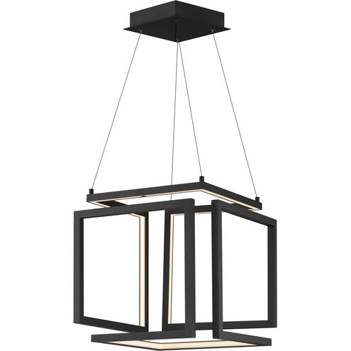 Penrose LED 16 inch Black Single Pendant Ceiling Light