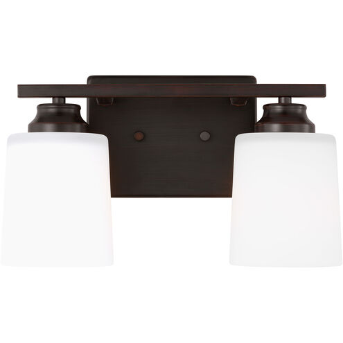 Vinton 2 Light 13.13 inch Bronze Wall Bath Fixture Wall Light