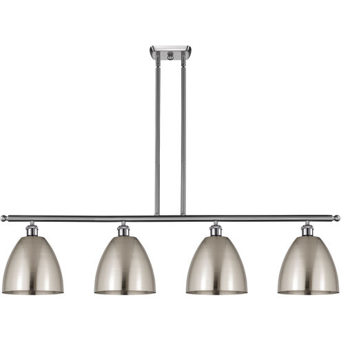 Ballston Dome 4 Light 48 inch Brushed Satin Nickel Island Light Ceiling Light