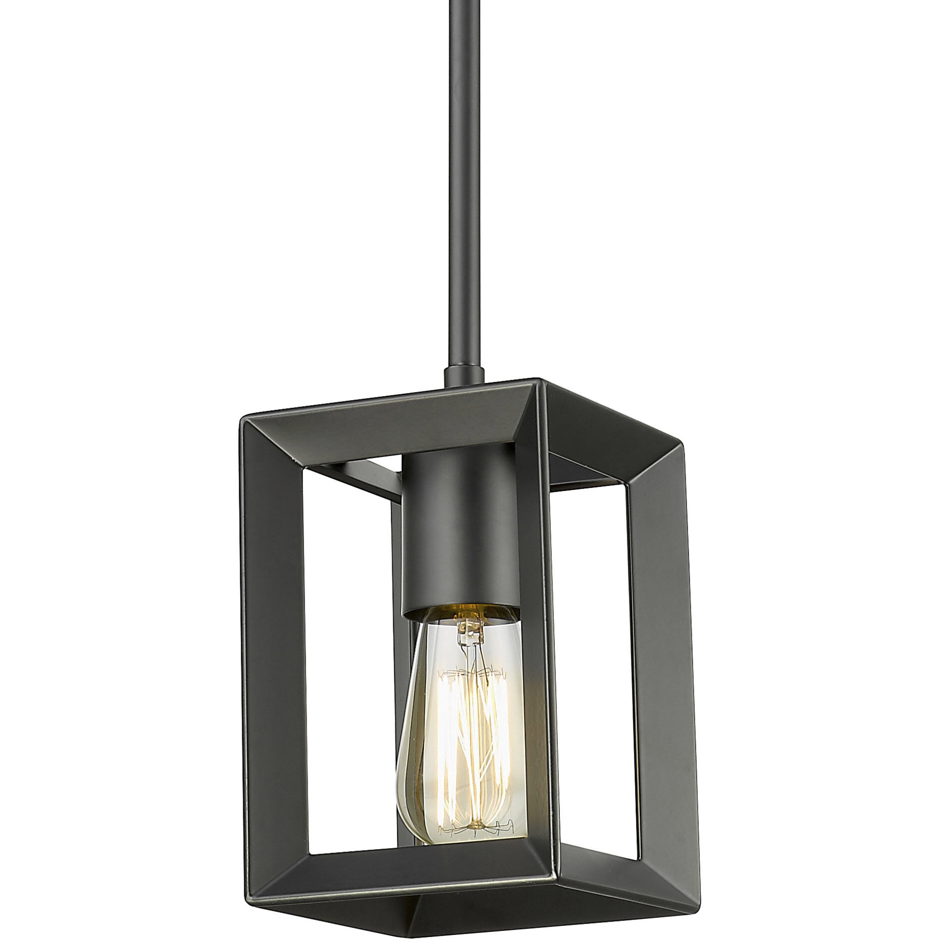 Smyth 1 Light 5 inch Matte Black Pendant Ceiling Light