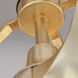 Odeon 33 inch Golden Silver Fandelight
