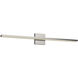 Brio LED 36.75 inch Brushed Nickel Vanity Light Wall Light