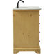 Americana 48 X 22 X 35 inch Natural Wood Vanity Sink Set