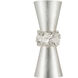 Arctic Halo Wall Sconce Wall Light in Silver