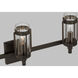 Flynn 3 Light 23.25 inch Aged Iron Bath Vanity Wall Sconce Wall Light