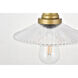 Waltz 3 Light 19 inch Brass Pendant Ceiling Light