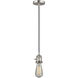 Franklin Restoration Bare Bulb LED 2 inch Brushed Satin Nickel Mini Pendant Ceiling Light