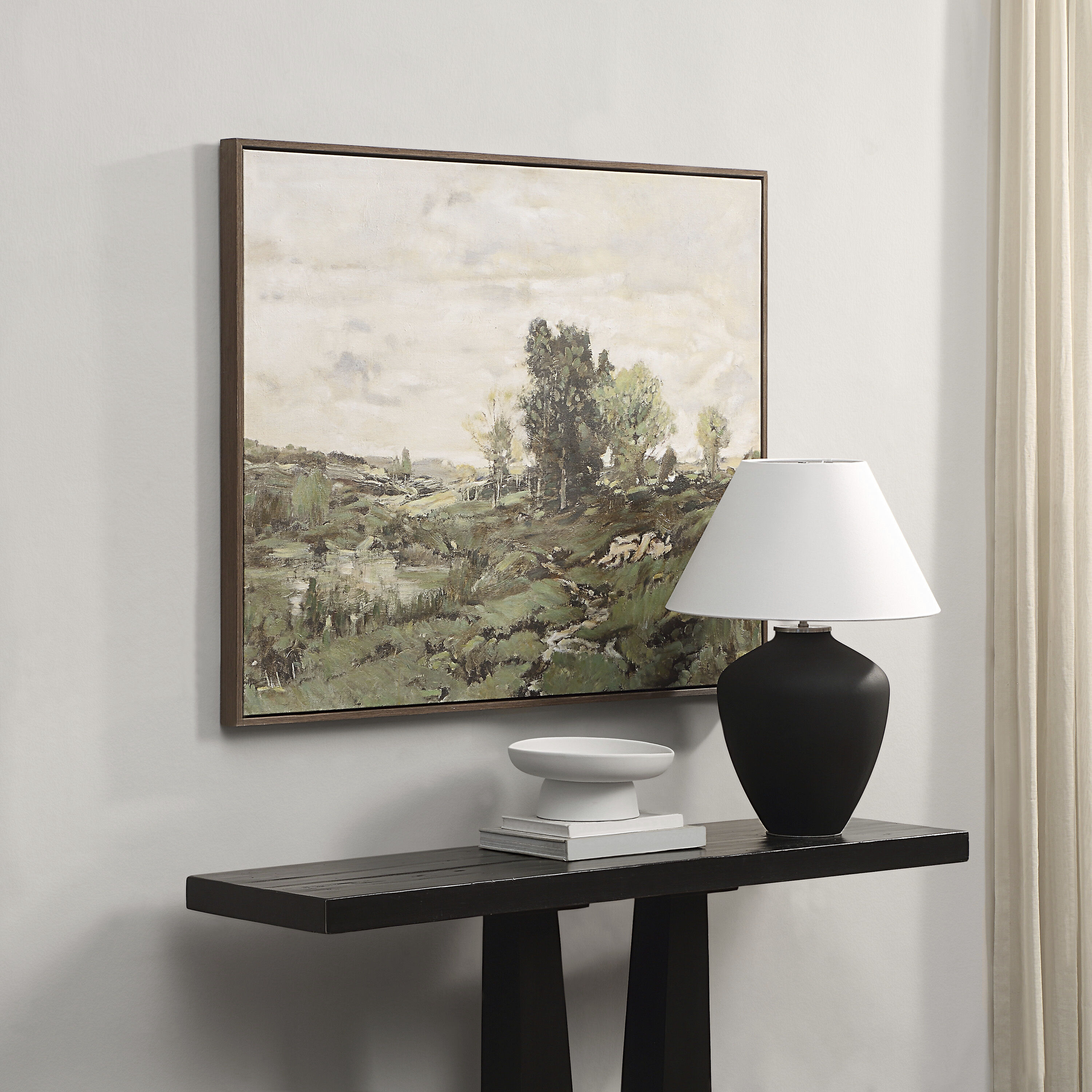 Nature Dark Brown Canvas Art