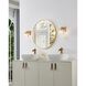 Valentin 1 Light 6 inch Champagne Gold Vanity Light Wall Light