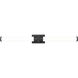 Idris LED 40.5 inch Matte Black Bathroom Vanity Wall Light