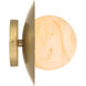 Olenne 1 Light 9 inch Legacy Brass Bath Sconce Wall Light