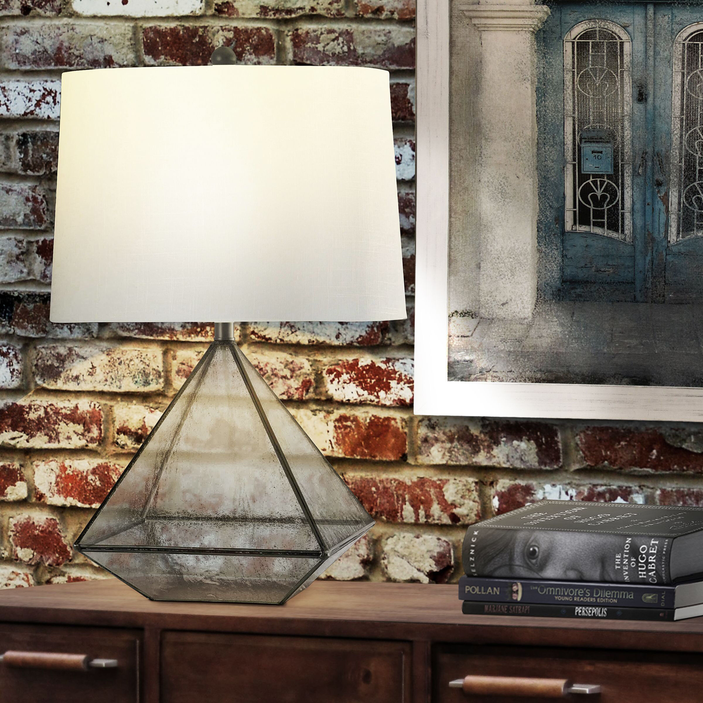 Signature 27 inch 150 watt Burke Bronze Table Lamp Portable Light