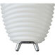 Synergy 22 X 12.5 inch White Portable Speaker Lamp, Kooduu