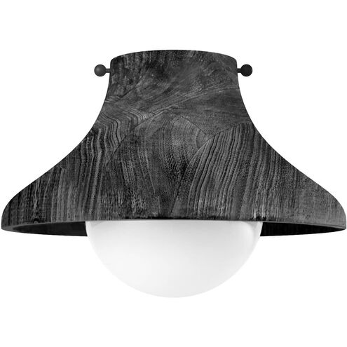 Surfside 1 Light 13.5 inch Ebony Flush Mount Ceiling Light