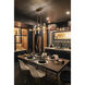Francesca LED 40 inch Aged Brass Horizontal Chandelier Ceiling Light