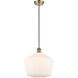 Ballston Cindyrella LED 12 inch Antique Brass Mini Pendant Ceiling Light