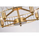 Canada 5 Light 22 inch Gold Chandelier Ceiling Light
