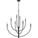 Continuance 8 Light 36 inch Charcoal Chandelier Ceiling Light