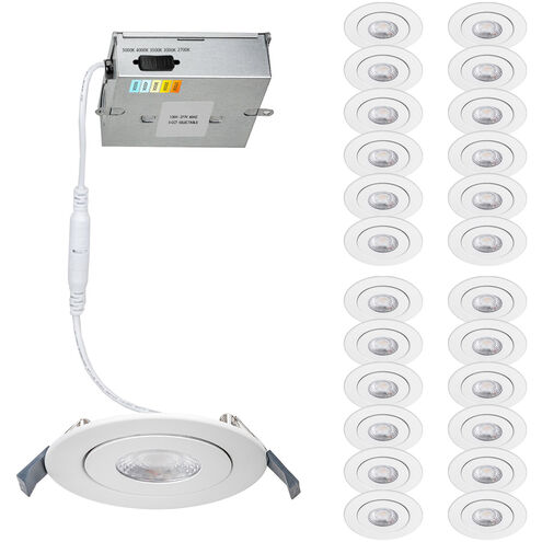 Lotos LED White Complete Kit Recessed Lighting