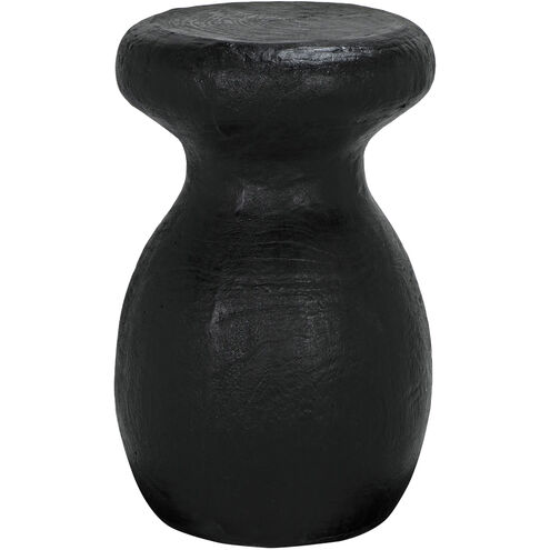 Samson 24 inch Black Burnt Fiber Cement Stool/Side Table