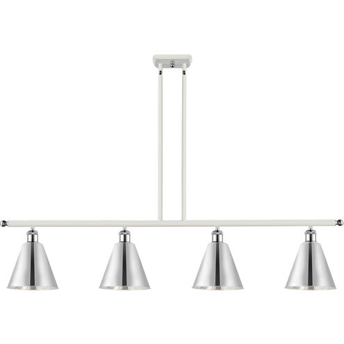Ballston Cone LED 48 inch White and Polished Chrome Island Light Ceiling Light