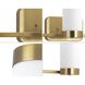 Elevate 3 Light 25 inch Brushed Bronze Bath Vanity Wall Light, Design Series