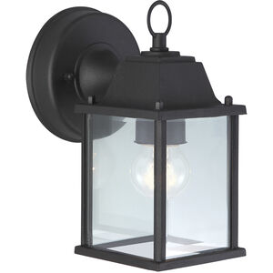 Madison 1 Light 6 inch Black Outdoor Lantern, Downlight