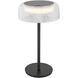 Brilla 10.5 inch 3 watt Black Table Lamp Portable Light