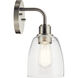 Meller 1 Light 5.5 inch Nickel Textured Wall Sconce Wall Light