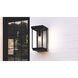 Ezra 1 Light 15 inch Earth Black Outdoor Wall Lantern